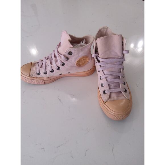 Converse special edition  Pink hitop Athletic Shoes-7 W.Barbiecore - Picture 4 of 9